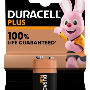 Duracell +100% Plus Power 9V PP3 6LR61 | 1 Pack