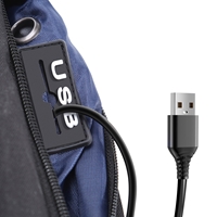 Marvo Scorpion Urbano 20 Black Waterproof 15.6 Inch Laptop Backpack with USB Charging Port (Grey) - Image 4