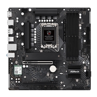 ASRock B760M PG Lightning WiFi Intel 1700 Socket Motherboard, Micro-ATX, 4x DDR5 Slots, 4x M.2 Sockets, 1x USB-C Port, 2.5GbE LAN, Wi-Fi 6E, 1x DisplayPort / 1x HDMI Port - Image 2