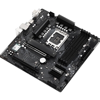 ASRock B760M PG Lightning WiFi Intel 1700 Socket Motherboard, Micro-ATX, 4x DDR5 Slots, 4x M.2 Sockets, 1x USB-C Port, 2.5GbE LAN, Wi-Fi 6E, 1x DisplayPort / 1x HDMI Port - Image 3