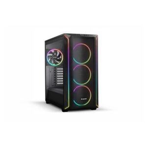 be quiet! Shadow Base 800 FX ARGB Black Mid Tower Chassis, Addressable RGB LEDs, 4x 140mm Fans, mITX/mATX/ATX/EATX