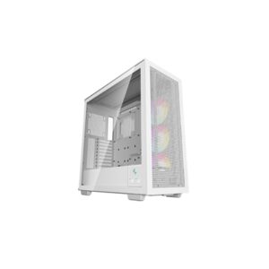 DeepCool Morpheus Case, Gaming, White, Full Tower, 4 x USB 3.0 / 1 x USB Type-C, Tempered Glass Side Window Panel, 1x 420mm ARGB side fan, Mini-ITX / M-ATX / ATX / E-ATX