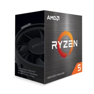 AMD Ryzen 5 5600 6 Core AM4 Processor, 12 Threads, 3.5GHz up to 4.4GHz Boost, 32MB Cache, 65W, with Wraith Stealth Cooler, No Graphics