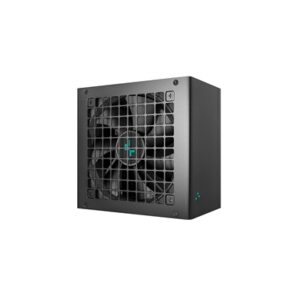 DeepCool PN850D 850W PSU, ATX 3.1, 120mm Silent High Performance Fan, 80 PLUS Gold, Non Modular, UK Plug, Flat Black Cables, Japanese Bulk Capacitors