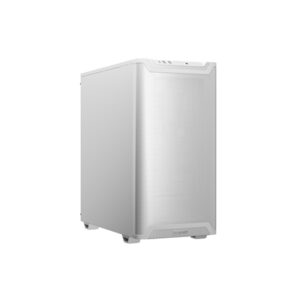 be quiet! Pure Base 501 Airflow White ATX Mid Tower Case with USB-A, USB-C, 2 x Pure Wings 2 140mm Black PWM Fans, Sleek Front Panel and Airflow Cover