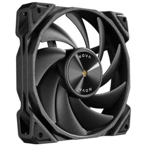 Antec NOVA 120 PWM Fan - High-Performance Cooling with Fluid Dynamic Bearing, Precise Three-Phase Speed Control, Industrial-Grade Metal Construction, and Dustproof Design