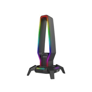 Marvo Scorpion HZ-10 Kobe 30 USB RGB Gaming Headset Stand and Hub (Black)