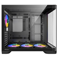 ANTEC Constellation C5 Curve Black ARGB Case, Curved Glass Panels, Dual Chamber, Support back-connect motherboards, 4 x ARGB PWM fans with built-in fan controller, ATX, Micro-ATX, ITX - Image 4