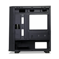 Tecware Forge M Omni Micro-ATX Case - Key-Lockable Tempered Glass, High-Airflow Mesh Front, 4 x 120mm Fans Pre-Installed, mATX/ITX Support, Black - Image 6
