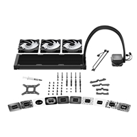 be quiet! Pure Loop 3 LX Liquid CPU Cooler, Universal Socket, 360mm Radiator, 3 x Light Wings LX PWM High Speed, Stylish ARGB cooling block featuring 10 included lighting foils, 3-year manufacurer's warranty. - Image 5