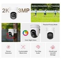 Mercusys MC510 Pan/Tilt Home Security WiFi Camera - Image 2