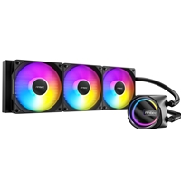 Antec Skeleton 360ARGB Liquid CPU Cooler, Universal Socket, Black, 360mm Radiator, PWM up tp 2000 RPMCooling Fans, Addressable RGB LED Lighting - Image 2