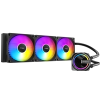 Antec Skeleton 360ARGB Liquid CPU Cooler, Universal Socket, Black, 360mm Radiator, PWM up tp 2000 RPMCooling Fans, Addressable RGB LED Lighting - Image 3