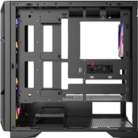 Antec AX1000 ARGB Mid-Tower Gaming PC Case, Full Mesh Front, Tempered Glass, Steel/Plastic, 4 x 120mm ARGB Fans, E-ATX, ATX/Micro-ATX/ITX Compatible - Image 5