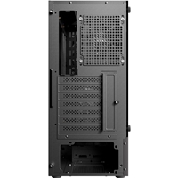 Antec AX27 RGB Elite Mid-Tower Gaming PC Case with Tempered Glass, Full Mesh Front Panel, 4 Pre-installed 120mm Fixed-RGB Fans, ATX/Micro-ATX/ITX Compatible, Black - Image 2