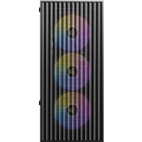 Antec AX27 RGB Elite Mid-Tower Gaming PC Case with Tempered Glass, Full Mesh Front Panel, 4 Pre-installed 120mm Fixed-RGB Fans, ATX/Micro-ATX/ITX Compatible, Black - Image 3