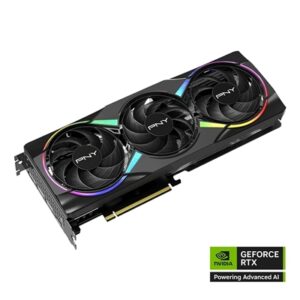 PNY NVIDIA GeForce RTX 5060 Ti DUAL OC 16GB GDDR7 Graphics Card, 4608 CUDA Cores, 2407MHZ Core Clock, Dual Fan, 3 x DisplayPort / 1x HDMI Port