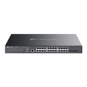 TP-Link Omada SG3428XPP-M2 24-Port 2.5GBASE-T and 4-Port 10GE SFP+ L2+ Managed Switch with 16-Port PoE+ & 8-Port PoE