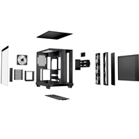 be quiet! Light Base 500 LX BGW85 Mid-Tower Case, Tempered Glass, 4 x ARGB Light Wings LX Fans, High Airflow ATX Case, USB-C 10Gbps, 400mm GPU Support, Vertical GPU Mount, Black - Image 5