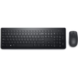 Dell KM3322W-R Wireless Keyboard and Mouse Set for Windows, 2.4GHz Wireless, QWERTY UK English Layout, Black