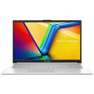 ASUS Vivobook Go 15 Laptop, 15.6 Inch Full HD Screen, Intel Core i3-N305 Processor, 8GB RAM, 512GB SSD, Windows 11 Home S, Silver