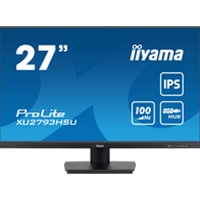 iiyama Prolite XU2793HSU-B6 27 inch Frameless IPS Monitor, Full HD, 1ms, USB Hub, HDMI, DisplayPort, 100Hz, HDCP, Speakers, Black, Internal PSU, VESA