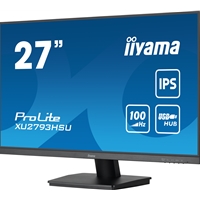 iiyama Prolite XU2793HSU-B6 27 inch Frameless IPS Monitor, Full HD, 1ms, USB Hub, HDMI, DisplayPort, 100Hz, HDCP, Speakers, Black, Internal PSU, VESA - Image 5