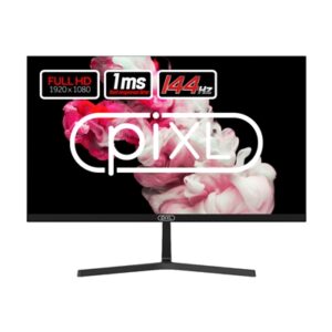 piXL PX27B221S 27 Inch 144Hz Full HD IPS Widescreen Monitor with Speakers, 1920x1080 Resolution, 1ms Response Time, 144Hz Refresh Rate, DisplayPort & HDMI