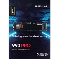 Samsung 990 PRO(MZ-V9P1T0BW) 1TB NVMe SSD, PCIe Gen4, M.2 Interface, 2280, Read 7450 MB/s, Write 6900 MB/s, 5 Year Warranty - Image 2