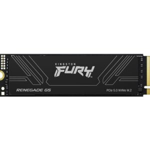 Kingston FURY Renegade (SFYR2S/1T0 ) 1TB NVMe SSD, M.2 Interface, PCIe 5.0 x4 NVMe, 2280, Up to 14,200MB/s read, 11,000MB/s write, Limited 5-year warranty with free technical support.