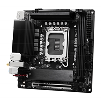 ASRock B860I WiFi Intel 1851 Socket Motherboard, Mini-ITX, 2x DDR5 Slots, 2x M.2 Socket, 2.5GbE + 1GbE LAN, Wi-Fi 6E, 1x DisplayPort / 1x HDMI Port - Image 3