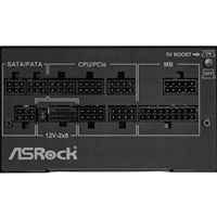ASRock Phantom Gaming PG-850G 850W ATX Power Supply Unit, 80 Plus Gold Certified, 135mm Fluid Dynamic Bearing Fan, High Efficiency PSU - Image 4