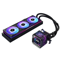 ASRock Phantom Gaming 360 LCD AIO Liquid CPU Cooler, 360mm Radiator, Triple 120mm PWM ARGB Fans, LCD Display, Intel LGA1700/1851 & AMD AM5/AM4 Compatible - Image 5