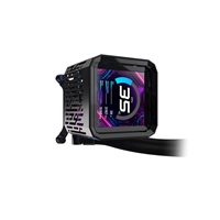 ASRock Phantom Gaming 360 LCD AIO Liquid CPU Cooler, 360mm Radiator, Triple 120mm PWM ARGB Fans, LCD Display, Intel LGA1700/1851 & AMD AM5/AM4 Compatible - Image 6