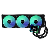 ASRock Challenger 360 Digital AIO Liquid CPU Cooler, 360mm Radiator, Triple 120mm PWM ARGB Fans, 3? Digital Display, Intel LGA1700/1851 & AMD AM5/AM4 Compatible - Image 3