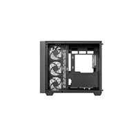 DeepCool CG530U 4F Case,Black, Mid- Tower, 2x USB 3.0, Tempered Glass Side Window Panel, ITX/Micro ATX/ATX - Image 4
