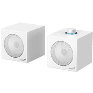 Genius SP-HF300U, 4W, USB Audio Speakers/ USB-A & USB-C - White