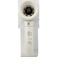 Verbatim (32344) Cool 'n' Go Aqua Breeze Handheld Fan, Portable Cooling with Refreshing Mist Spray - White/Silver